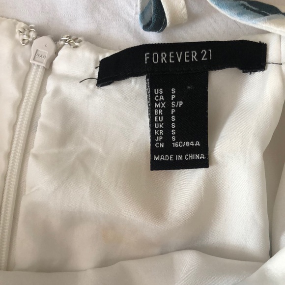 Forever 21 White Flower Dress - Picture 6 of 6